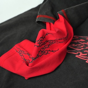 Camiseta Personalizada con Efecto Ácido, Impresión Serigrafiada, Doble Capa, Manga Larga, Corte Cuadrado - Product Image 2
