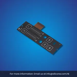 Teclado de membrana táctil de alta calidad con botones de teclado de metal flexible de cobre del fabricante