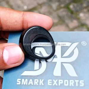 Bague de doigt en corne de buffle noire unique faite à la main bijoux en corne naturelle durable bande de déclaration élégante pour hommes femmes idée cadeau - Product Image 6