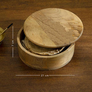 Pot en bois fait main Couvercle naturel durable Qualité supérieure économique Fournisseur direct Logo personnalisé Parfait pour servir des repas chauds - Product Image 3