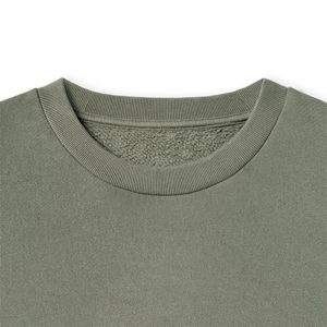 Sweat-shirts à manches longues pour hommes, col rond, couleur unie, coupe ample, décontractés, pour l'entraînement, vente en gros, OEM - Product Image 3