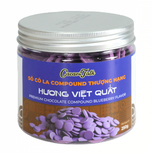 Wholesale Excellent Quality Global Shipping Compound <b>Chocolate</b> HALAL OEM/ODM Blueberry <b>Chocolate</b> Button Cocoa 1KG Bakery Biscuit - Product Image 1