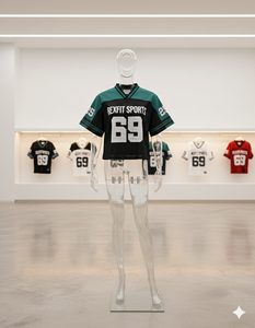 เสื้อยืดตาข่ายแบบตัดเย็บ ดีไซน์สวยที่สุด โลโก้แบบซับลิเมชั่นสั่งทำได้ คุณภาพพรีเมียม เนื้อผ้าบางเบา มีหลายสีให้เลือก - Product Image 6