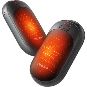 Scaldamani Elettrici Ultra Sottili Portatili, Confezione da 2, Ricaricabili Magnetici, Riscaldatori Intelligenti da Tasca per la Caccia - Product Image 1
