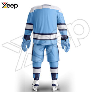 Uniforme de hockey sur glace 100% polyester respirant, maillot d'équipe de haute qualité, vêtements de sport personnalisables - Product Image 6