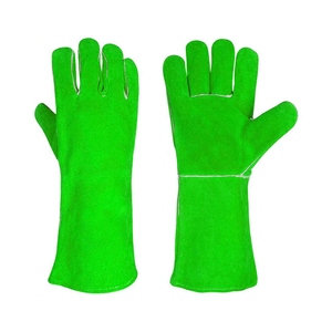 Gants de soudure en cuir de vachette de qualité supérieure, résistants à l'abrasion, à la chaleur, pour la lutte contre les incendies, la construction, les barbecues - Product Image 6
