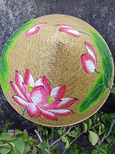 Chapeau conique artisanal de haute qualité en soie naturelle avec ruban, style poème, superposé, souvenir traditionnel, vente en gros, fournisseur en vrac - Product Image 2