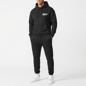 ชุดวอร์มเทคฟลีซผู้ชายลำลอง ระบายอากาศได้ดี ผ้าฝ้าย 100% สำหรับเล่นกีฬา ไซส์ใหญ่พิเศษ สำหรับฤดูหนาว ผลิตภัณฑ์ปรับแต่งได้ ชุดวอร์มผู้ชาย - Product Image 1
