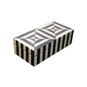 Caja de Almacenamiento Decorativa de Alta Calidad Hecha a Mano con Incrustaciones de Hueso Natural para Joyería y Frutos Secos - Product Image 5