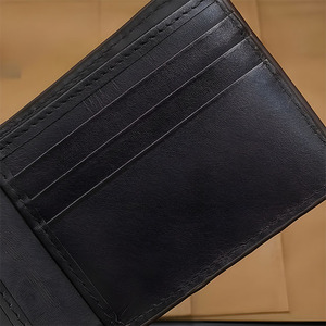 Premium Dark Brown Animal Pattern <b>Leather</b> <b>Wallet</b> <b>Men</b> Luxury Slim Standard Bifold <b>Card</b> Holder Cash Compartment Pocket Purse Sleek - Product Image 5