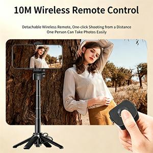 Trépied compact pour téléphone de style DSLR, ultra-portable, taille paume, support pour selfie stick, idéal pour les voyages, le vlogging et la conception professionnelle - Product Image 4