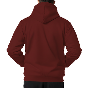 Sudadera con capucha y cremallera completa para hombre, de poliéster polar de 240 g, con bolsillos profundos, personalizada, tipo jersey, chaqueta de exterior con capucha para hombre - Product Image 4