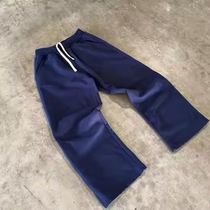 Sudadera con Capucha y Cremallera para Hombre, Azul Marino Sólido, Forro Polar 100% Algodón, Informal, Otoñal, Tejido Liso Teñido - Product Image 4