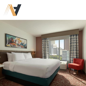 Juego de Muebles de Dormitorio Modernos Ajustables Tamaño Queen para Proyectos de Renovación y Conversión de Habitaciones Comerciales de Hotel Hilton - Product Image 2