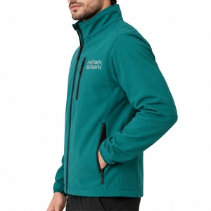 Veste de sport d'extérieur légère pour homme, en softshell, entièrement zippée, coupe confortable des manches, style moderne, flexible, pour un usage quotidien - Product Image 3