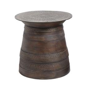 Tabouret en aluminium brillant de haute qualité, mobilier de qualité supérieure, tabouret en métal, finition dorée, ottoman, tabourets en laiton - Product Image 3