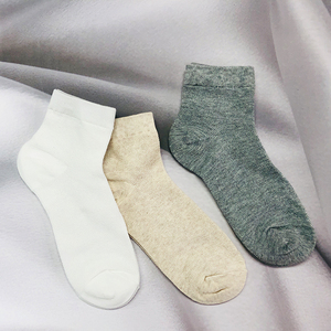 Thin Summer Breathable Solid Knitted <b>Women's</b> Mesh Ankle <b>Socks</b> Polyester/Cotton Bird's Eye Made in Korea Daily Use KJ3 - Product Image 6