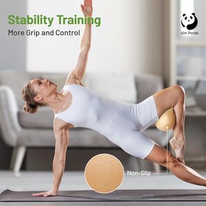 9 Inch Small Pilates Ball Anti-Burst Yoga Stability Workout Ball Core Strength <b>Physical</b> Therapy Exercise Tool Barre Core - Product Image 4