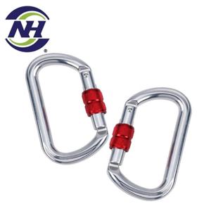 Mosquetón de aleación de aluminio con gancho a presión 22kN EN362 Acabado anodizado 79G para minería e industria general - Product Image 6