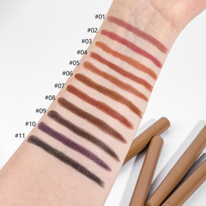 Crayon à lèvres mat 11 couleurs, stylo à lèvres 2-en-1 avec taille-crayon intégré pour des lèvres définies et longue durée - Product Image 3
