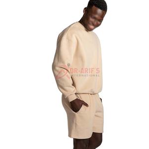 Nuevo conjunto de pantalones cortos de sudadera personalizados Unisex, ropa de calle informal para hombre, camiseta para correr de 2 piezas, pantalones cortos de punto, colección de verano - Product Image 4