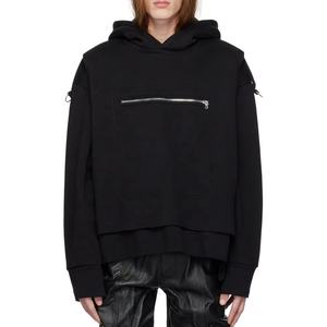 เสื้อผ้าแฟชั่นผู้ชายคุณภาพระดับพรีเมียมชุดนอกสไตล์ที่กําหนดเอง streetwear เสื้อฮู้ดหลายกระเป๋า - Product Image 4