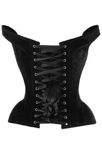 Corsets pour femmes, sexy, gainants, modernes, en velours, pour grandes tailles, respirants, en cuir - Product Image 3