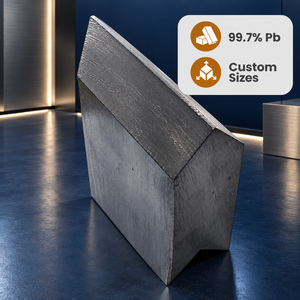 Ladrillos de Plomo Gris Puro al 99.97% de Origen Malasia, Bloques de Plomo de 4x4x2 Pulgadas Mecanizados con Precisión, Protección Radiológica para Plantas de Energía - Product Image 1