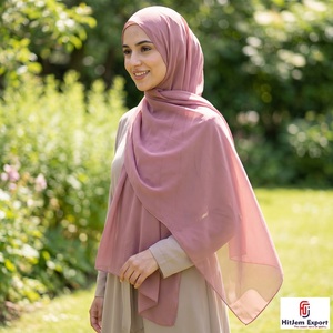 Premium Custom Chiffon Scarf Design <b>Silk</b> Feel <b>Head</b> <b>Wrap</b> OEM ODM Textile Manufacturer India Export - Product Image 3