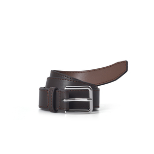 Ceinture en cuir pleine fleur de vachette pour homme, écologique, durable, avec boucle ardillon classique en alliage, idéale pour le jean, les tenues décontractées et habillées au quotidien - Product Image 3