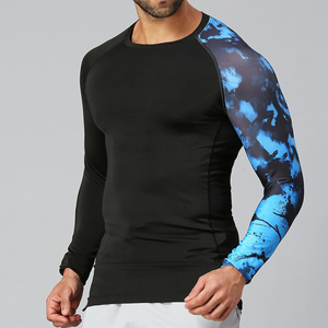 <b>Top</b> Quality Knitted Compression Shirts for Men-Elastic Long Sleeve Breathable Quick Dry Eco-Friendly Fitness Wear gym wear Men - Product Image 6