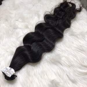 Vente en gros de cheveux plats ondulés naturels, grand stock de cheveux vierges de qualité supérieure 100% cheveux vierges, cheveux bruts vietnamiens - Product Image 1