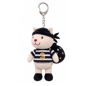 Mini Llavero de Peluche Personalizado con Personaje de Dibujos Animados, Muñeco de Peluche para Bolsos con Bordado, Accesorios para Bolsos y Promociones - Product Image 1