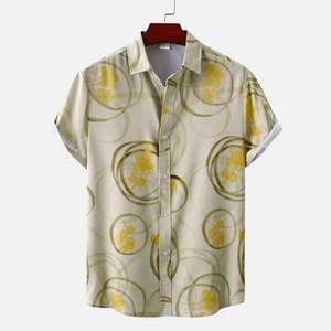 เสื้อเชิ้ตฮาวายชายหาดพิมพ์ลายดอกไม้ลำลองไซส์ใหญ่พิเศษ แขนสั้น รุ่นใหม่ ลดราคา - Product Image 2