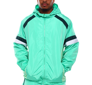 Custom Logo <b>Waterproof</b> Lightweight Polyester Nylon Windbreaker Men Tracksuit Outdoor Windbreaker Tracksuit <b>Set</b> 2027 - Product Image 2