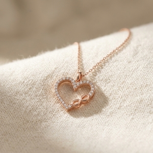 Diamants CVD cultivés en laboratoire, pendentif tendance en or 10k, 18k, 14k, charme en forme de cœur, bijoux pour mariages - Product Image 4
