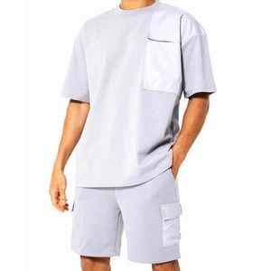 Conjunto de Verano 2025 para Hombre, Transpirable, Camiseta de Manga Corta y Pantalones Cortos, Conjunto de Dos Piezas, Traje Deportivo - Product Image 4