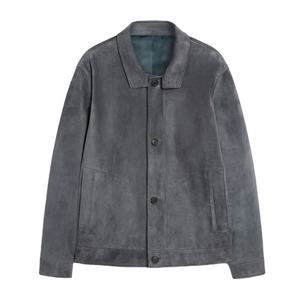 เสื้อเชิ๊ตผู้ชายแบบระบายอากาศได้เสื้อเชิ๊ตลำลองหนังกลับเอวเข็มขัดบริการ OEM โลโก้ออกแบบได้ตามต้องการ - Product Image 1