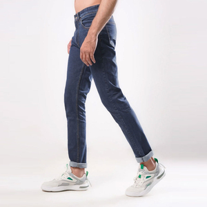 Pantalones de Mezclilla para Hombre, Estilo Vintage, Corte Recto, Personalizables con Logotipo, Estilo Urbano Hip Hop, Poliéster/Algodón, Secado Rápido y Transpirables - Product Image 3