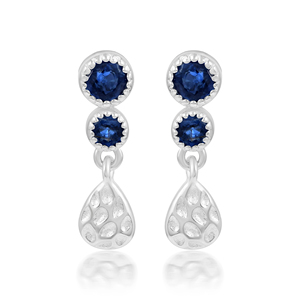 New Latest Designer High Quality Fine Dainty <b>Studs</b> S925 Sterling <b>Silver</b> Kyanite Gemstone Dangle Earrings Jewelry In Lowest Price - Product Image 1