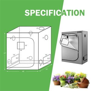 48 X 24 X 60 Inch Garden Greenhouse Planting Tent with Observation Window - Product Image 3