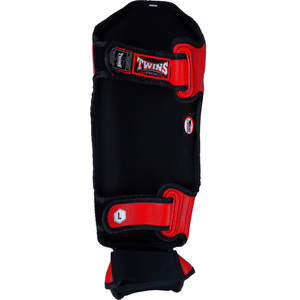 New Adult Twins Muay Thai Shin Pad Professional Training Real Cowhide Leather <b>Boxing</b> Shin Guard Buckle Lightweight Leg - Product Image 4