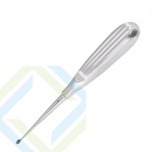 Curettes osseuses manuelles droites et ovales pour usage chirurgical, dentaire et orthopédique, certifiées CE - Product Image 4