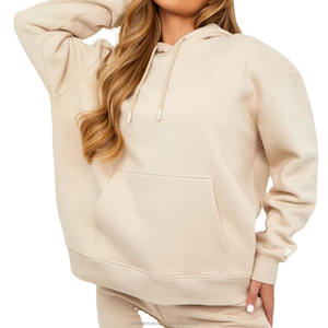 OEM personalizado de peso pesado 420 GSM de gran tamaño Crop Hoodie sudaderas para mujeres niñas con lentejuelas frente Logo Puff estampado Crop Tops - Product Image 6