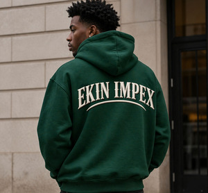 OEM Service Professional High Quality Oversized Fleece Winter Hoodie Custom NoString Heavyweight Pullover Vintage Men 100%cotton - Product Image 4