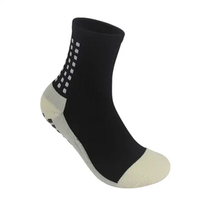 Chaussettes de sport unisexes en coton tricoté, respirantes et rembourrées, personnalisables, pour hommes, couleur unie, taille standard, vente en gros - Product Image 2