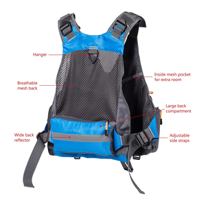 Gilet de pêche personnalisé pour hommes 2026, réglable pour la pêche à la mouche, au black-bass et les activités de plein air, respirant et ajustable - Product Image 2
