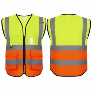 Meilleurs gilets de travail d'hiver respirants pour hommes, de qualité supérieure, en gros, pour l'extérieur, avec plusieurs poches, gilet de travail à 5 dimensions de poches - Product Image 4
