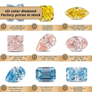 Diamants de laboratoire en vrac de qualité supérieure, taille brillant certifiée, couleur D, 0,5 à 6 carats, pour la fabrication de bijoux, D VINS JEWELS, vente en gros, nouveauté - Product Image 2