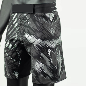 Shorts MMA de haute qualité pour hommes, entièrement sublimés, design personnalisé, shorts de combat personnalisés, service OEM ODM. - Product Image 3